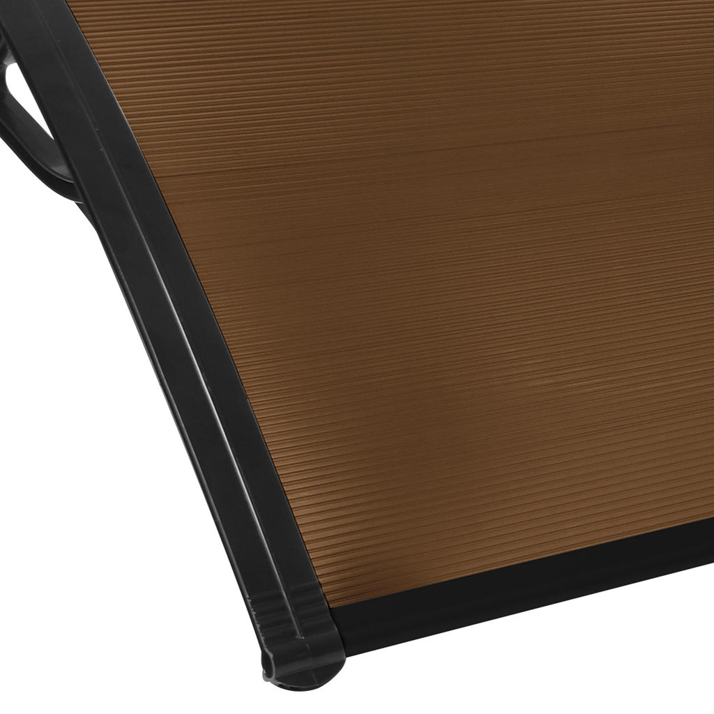 Mountview Window Door Awning Outdoor 1M X 4M Brown 1x4M-1954802873296621571