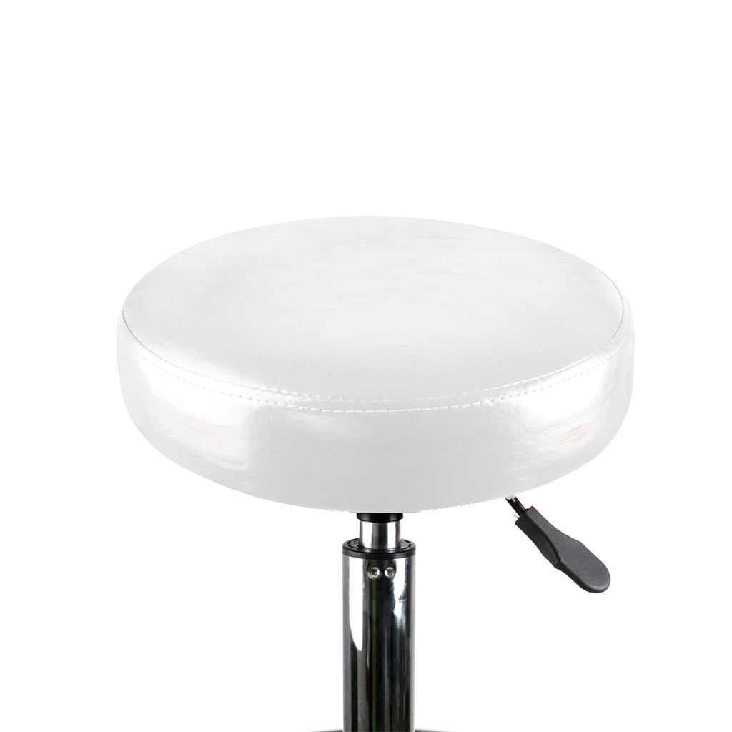 2x Levede Swivel Salon Barstool Hairdressing White-1954802613753090051
