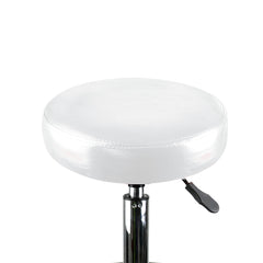 2x Levede Swivel Salon Barstool Hairdressing White-1954802613753090051