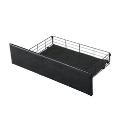 Levede Queen Bed Frame PU 4 Drawer USB Charge-1954802934239858691