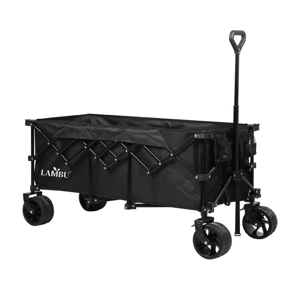 Lambu Folding Wagon Trolley Cart-1954802442663235587