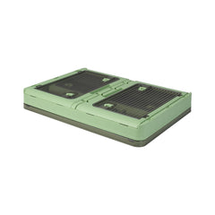 Storage Box Plastic Stackable Container L Green Large-1954802599781863427