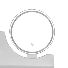 Levede Dressing Table Stool LED Mirror-1954802331015057412