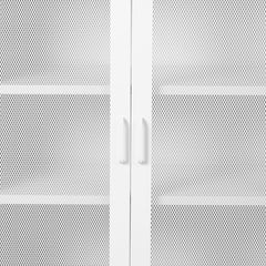 Levede Storage Cabinet Steel Kitchen White-1954802986463137796