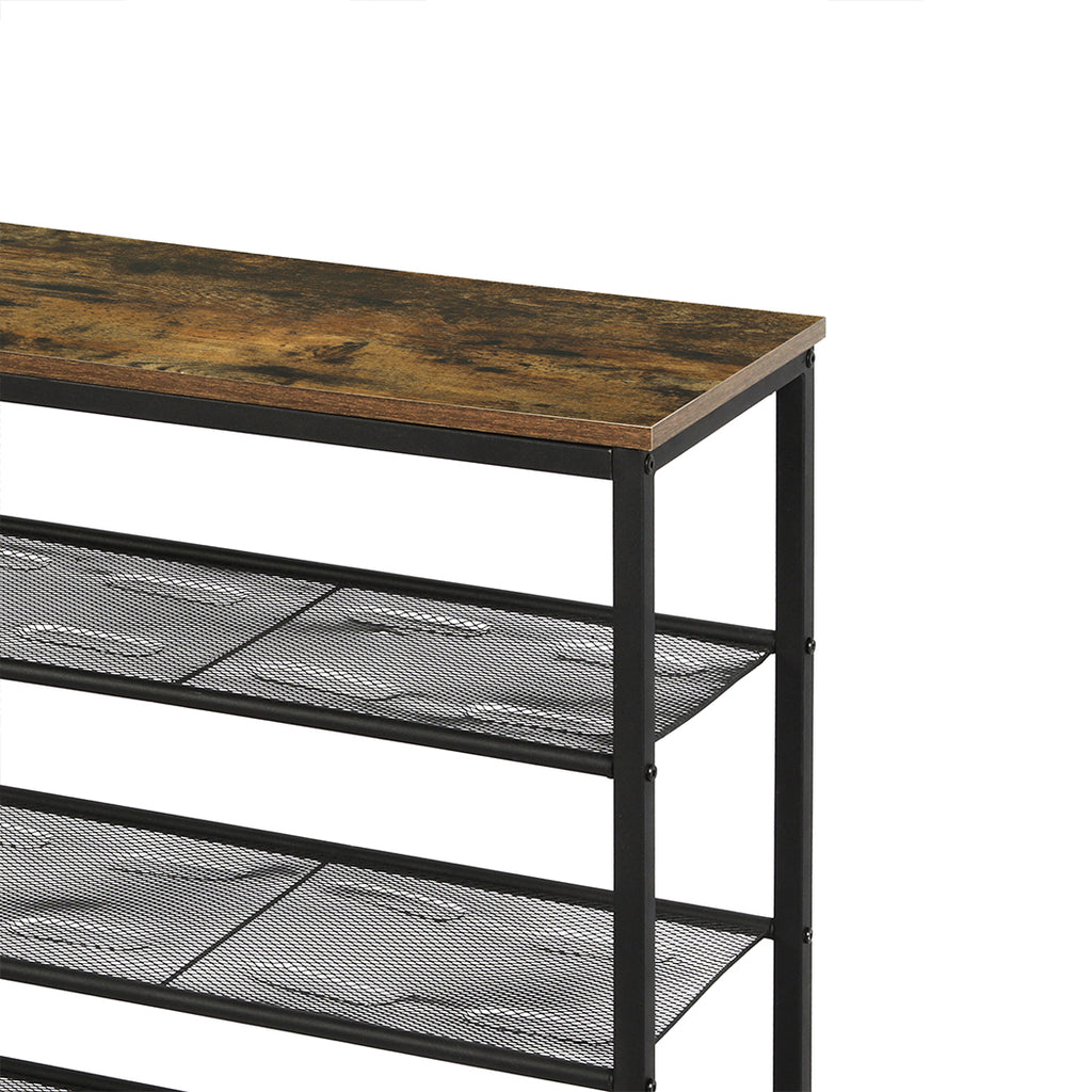 Levede 5-Tier Shoe Rack Storage Cabinet 100cm Wide-1954802690483687428