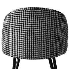 Levede 2x Dining Chairs Kitchen Cafe Black and White-1954802979513176068
