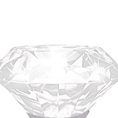 16 Pcs Clear Crystal Knobs Diamond 40mm Large Transparent-1954802684691353604