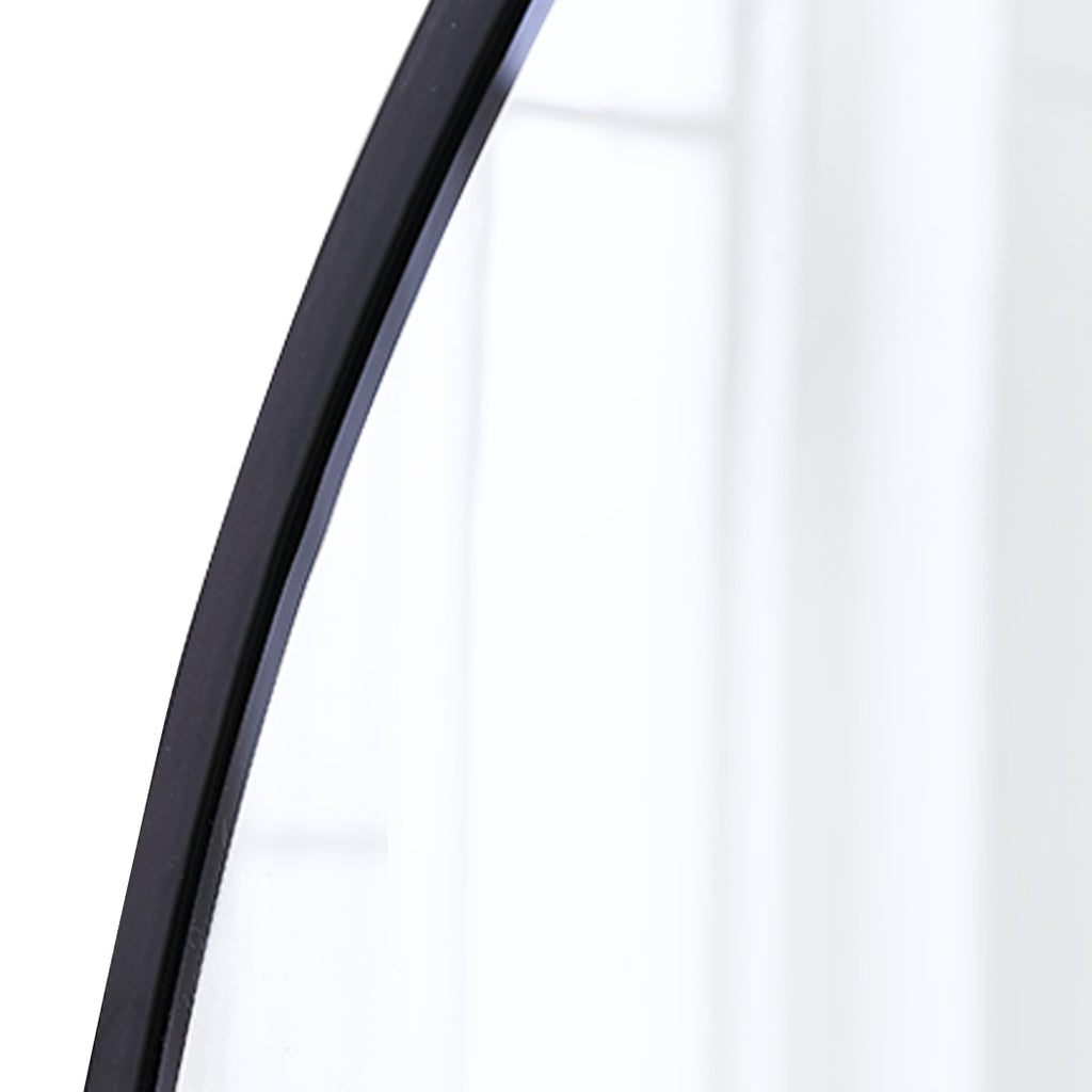 Wall Mirror Round Shaped Bathroom Makeup Medium-1954802954406072324