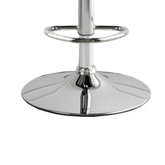 Levede 1x Kitchen Bar Stools Gas Lift Grey Silver-1954802951906267140