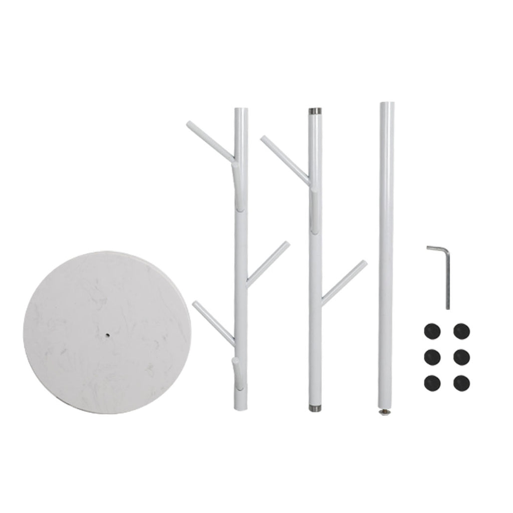 Levede Coat Rack Hat Clothes Stand Hanger White-1954803010232258564