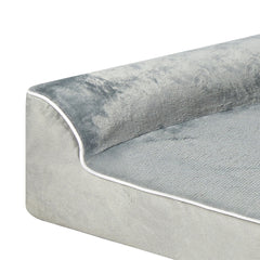 Pawz Orthopedic Dog Bed L Grey-1954802426305449988