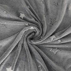 DreamZ 3x3M Large Oversized Blanket Grey Star-1954802942217424900