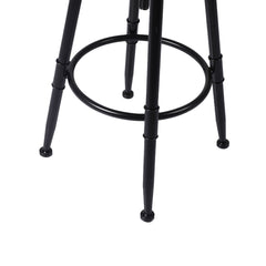 Levede 2x Bar Stool Kitchen Wooden PU-1963748915954192388