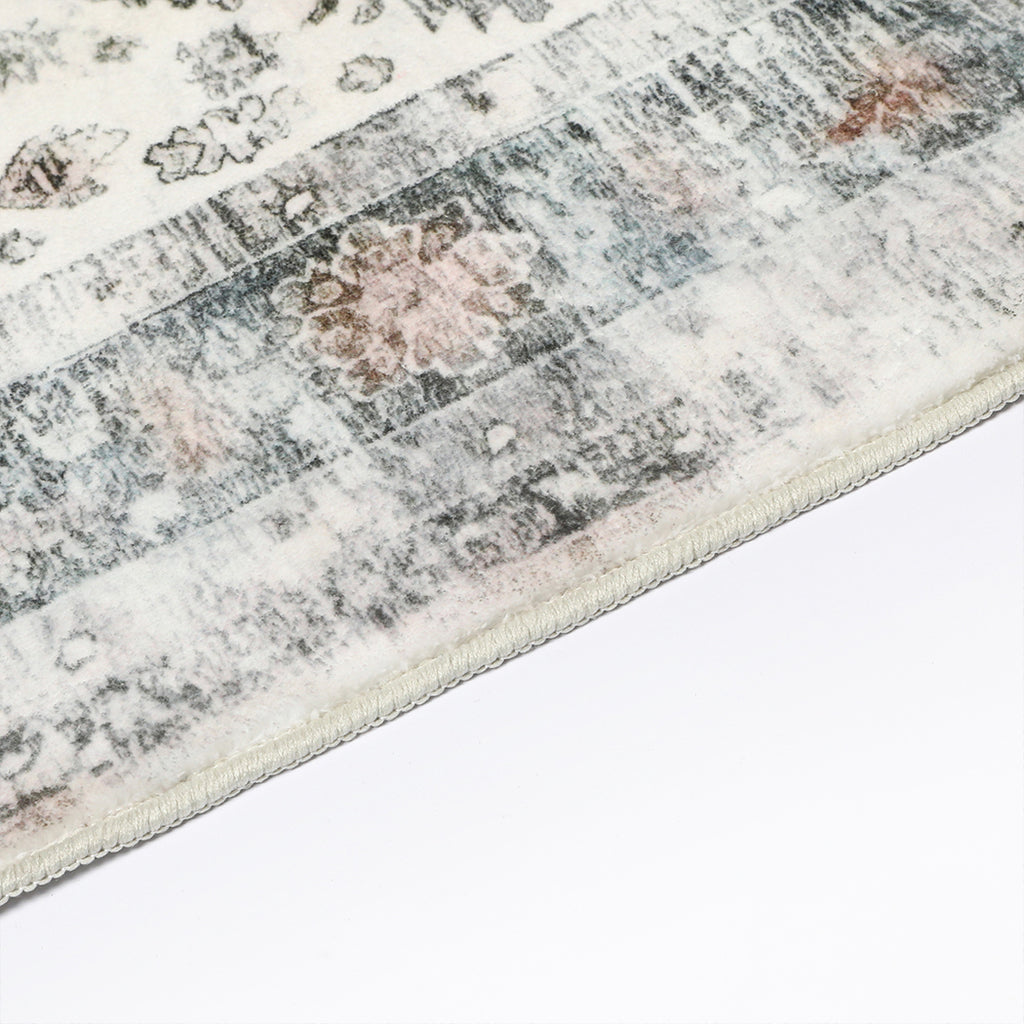 Marlow  Floor Rug Vintage Short Pile Washable Carpet Soft Plush Non Slip 160x120-1954802389043253252
