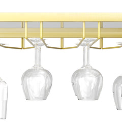 Levede Bar Cart Gold Drinks Serving Trolley 4 Tier-1963748907435560964