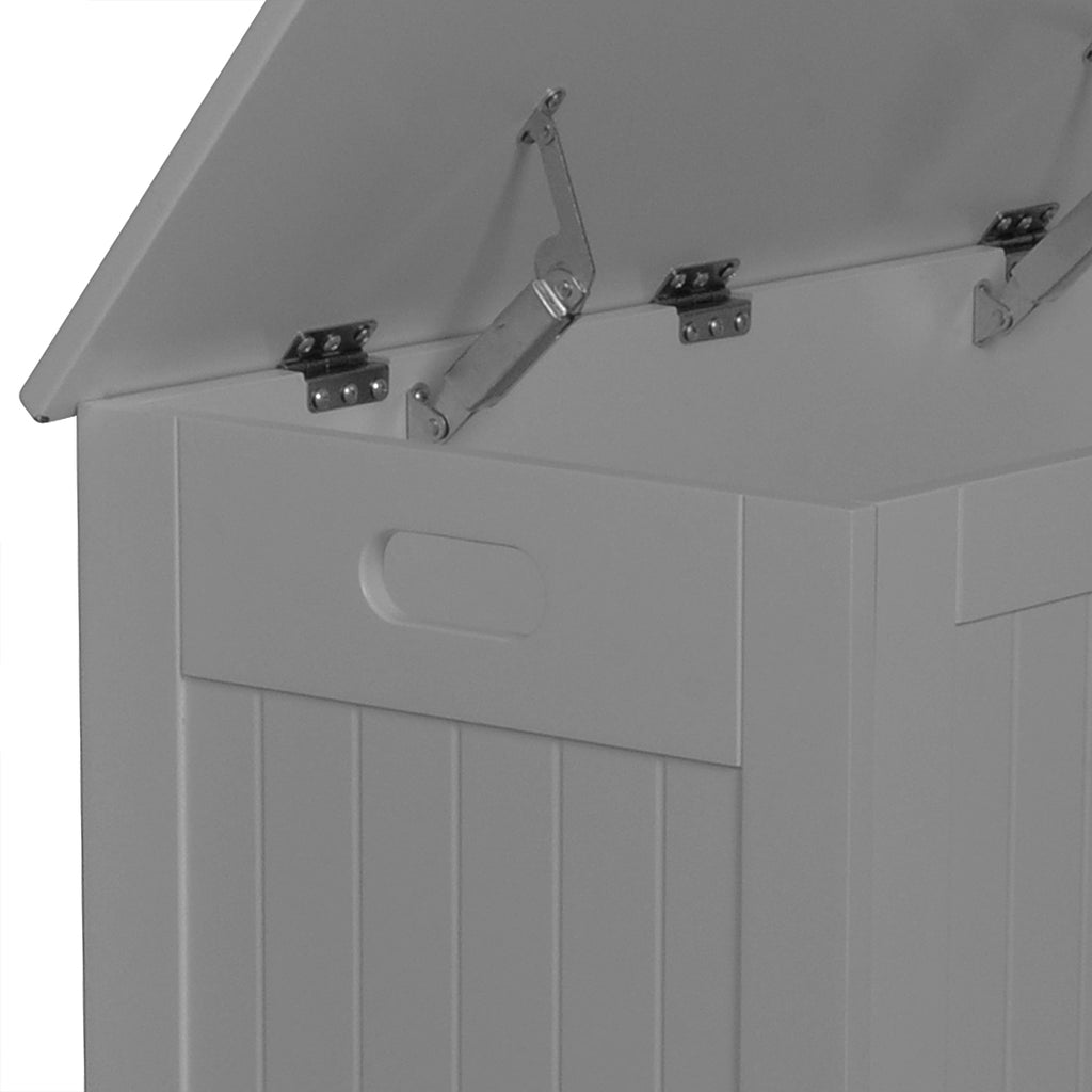 Levede Kids Toy Box Storage Chest Cabinet Grey-1954802614482898948