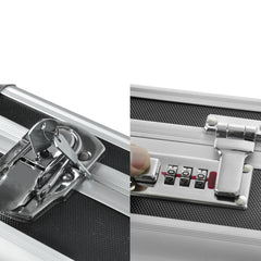 Gun Case Portable Hard Aluminium Double-1954802605322539012