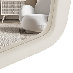 Flannel Arch Framed Full Length Mirror-1954802411201761284