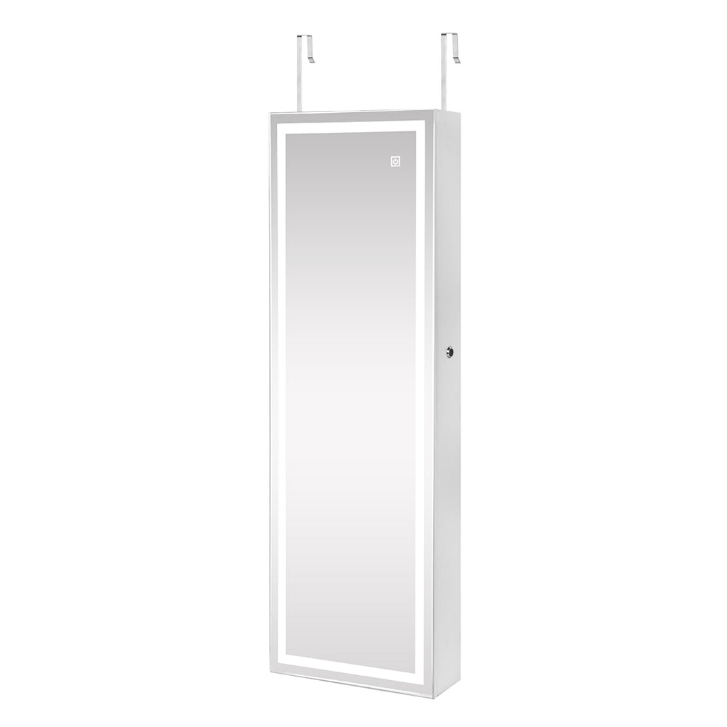 Levede Mirror Jewellery Cabinet Touch-1954802757403807748