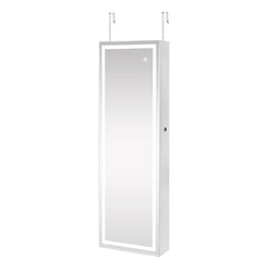 Levede Mirror Jewellery Cabinet Touch-1954802757403807748