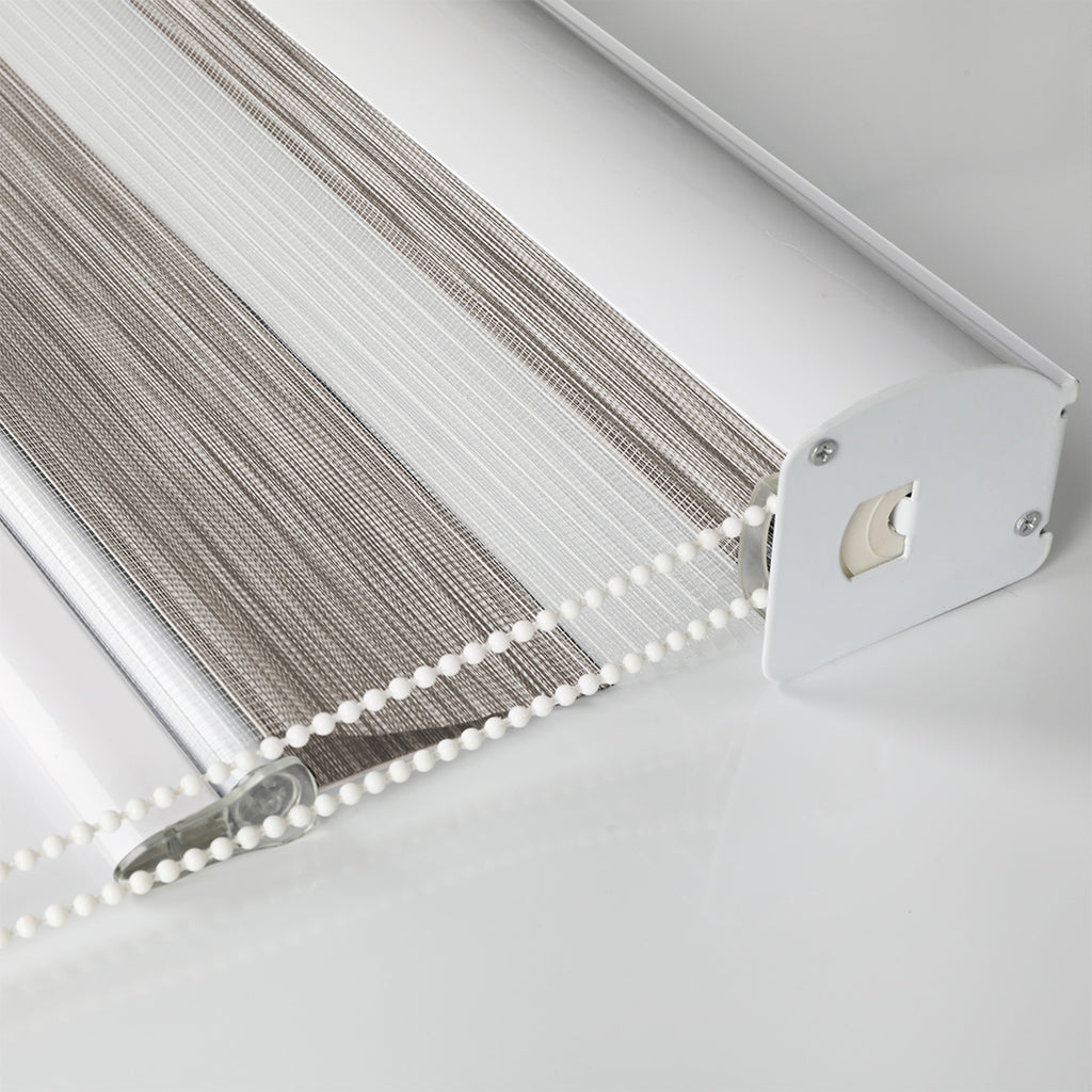 Marlow Blackout Zebra Roller Blind Curtains 90x210 Beige-1954802975117545476