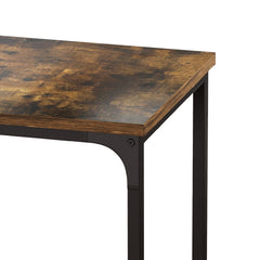 Levede C-shaped End Table Side Sofa Coffee Wood Overbed Laptop Table Industrial-1954802385700392964