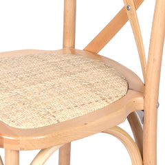 Levede 2X Dining Chairs Cross Back Chair-1954802378498772996