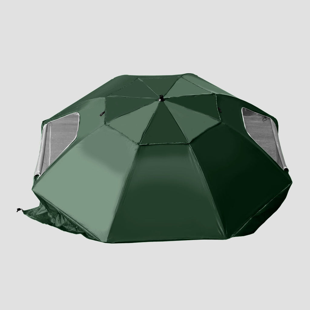 Mountview Beach Umbrella Outdoor Umbrellas Green 2.33M-1954802645415890948