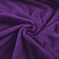 DreamZ 320GSM 220x240cm Ultra Soft Mink Aubergine Queen-1954802936748052484