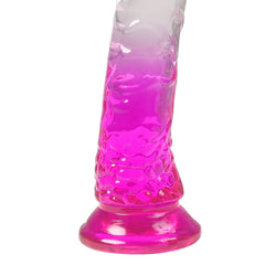 Urway Dildo Dong Realistic Penis Cock Purple 20cm-1954802620652720132