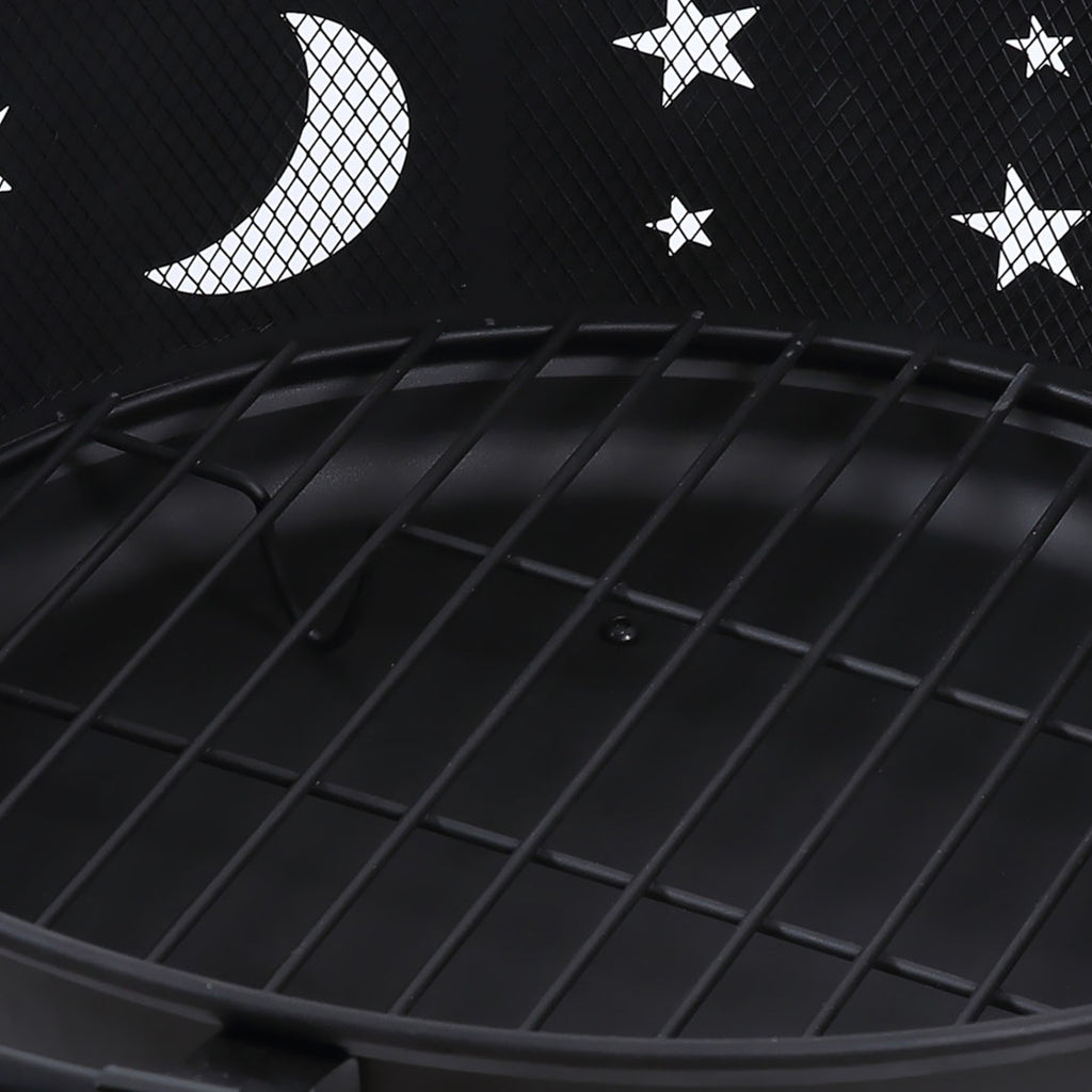 Fire Pit BBQ Grill Pits Outdoor Fireplace-1954802506005614596