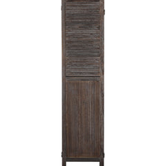 Levede 6 Panel Partition Room Divider Brown-1954802330083921924