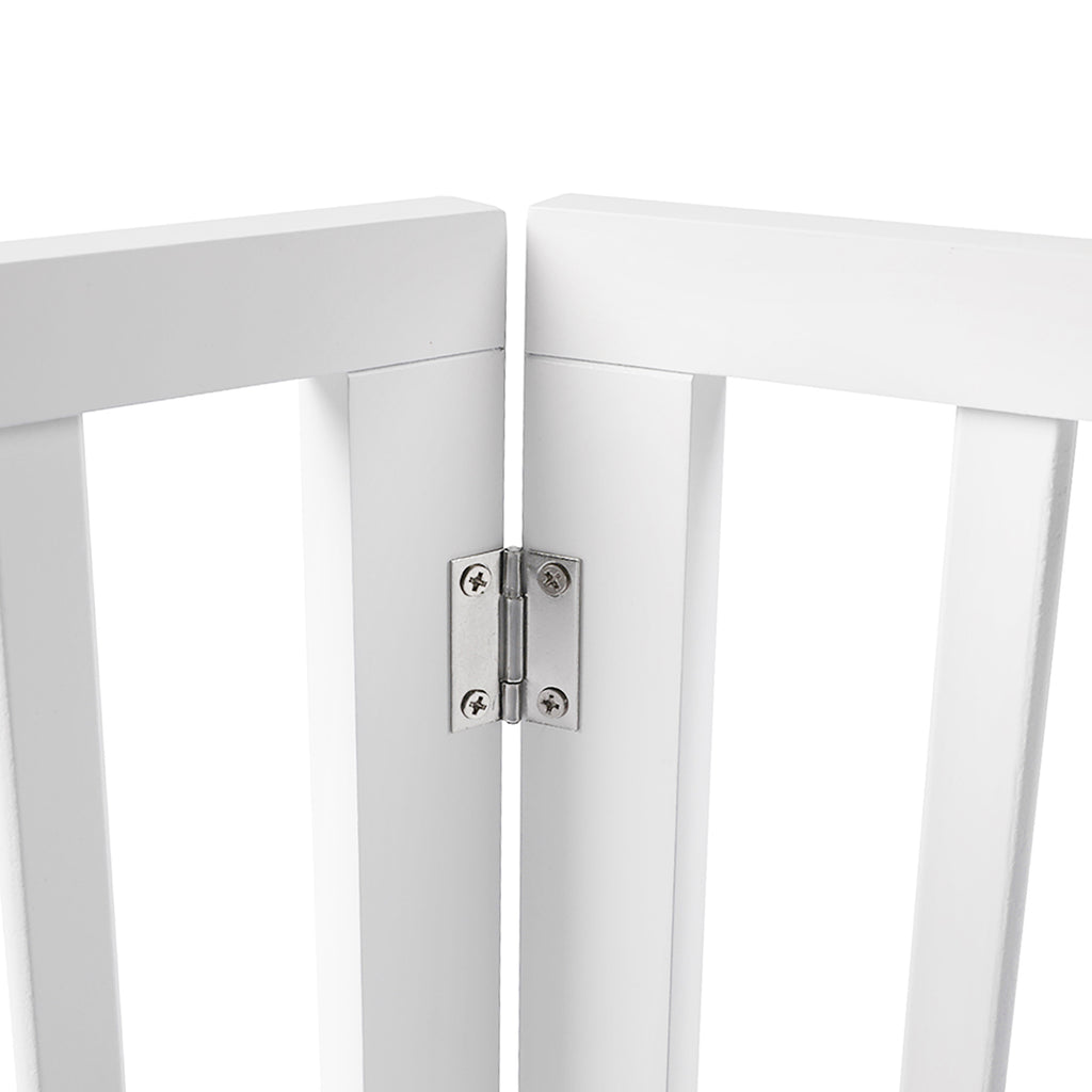 PaWz Wooden Pet Gate Dog Fence Safety White 100 Pack-1954802529762152452