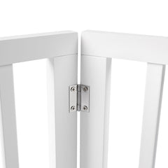 PaWz Wooden Pet Gate Dog Fence Safety White 100 Pack-1954802529762152452