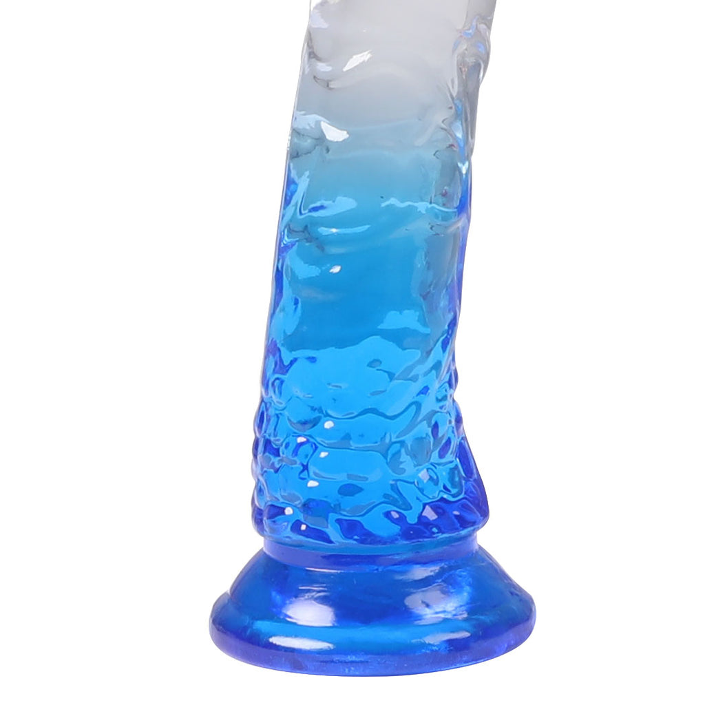 Urway Dildo Dong Realistic Penis Cock Blue 20cm-1954802620463976452