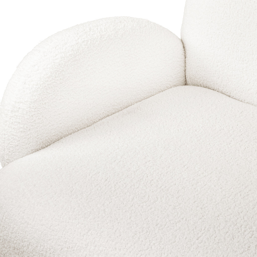 Levede Cloud Sofa 3 Seater Sherpa Fleece White-1954802386396647428