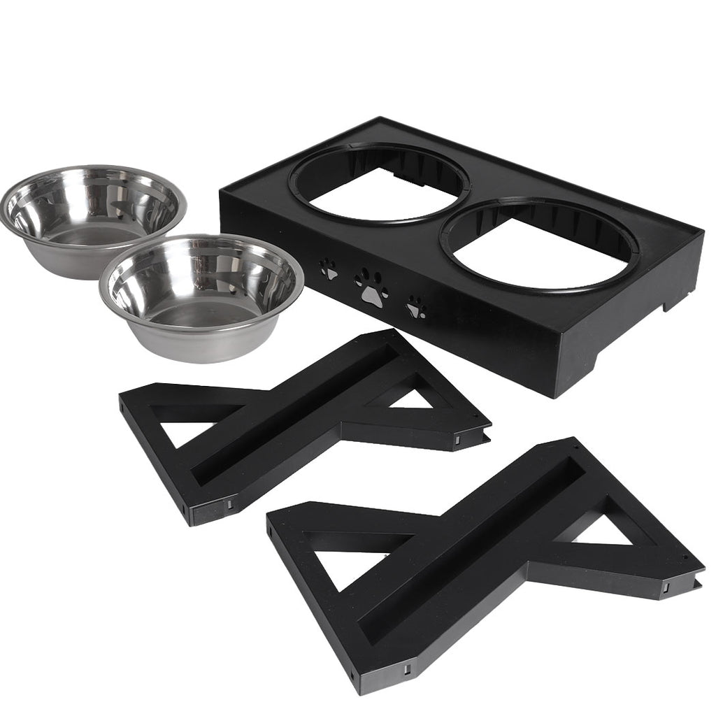 PaWz Elevated Pet Feeder Food Water-1954802540428267524