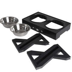 PaWz Elevated Pet Feeder Food Water-1954802540428267524
