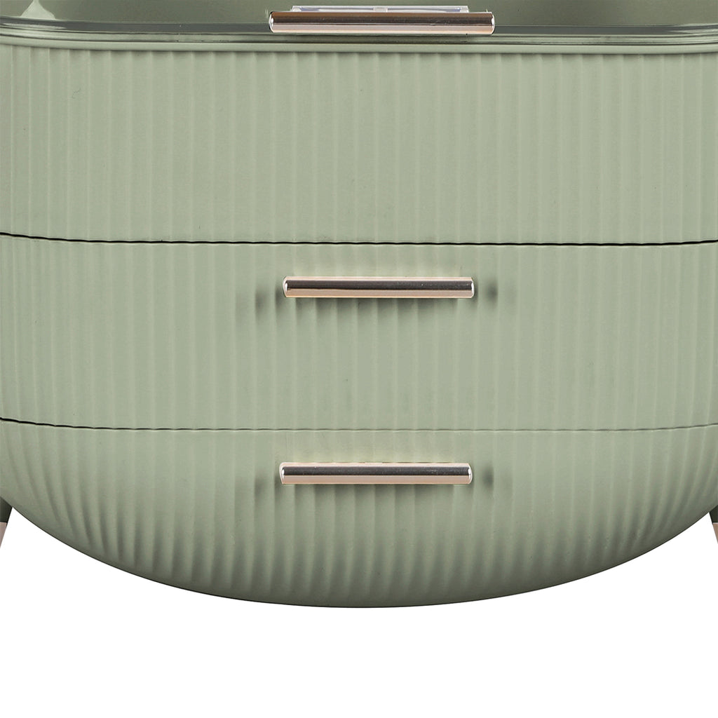 Makeup Storage Case Cosmetic Organiser Light Green-1954803002871255044