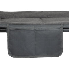 Levede Folding Camping Bed Camp Cots Dark Grey-1954802423948251140