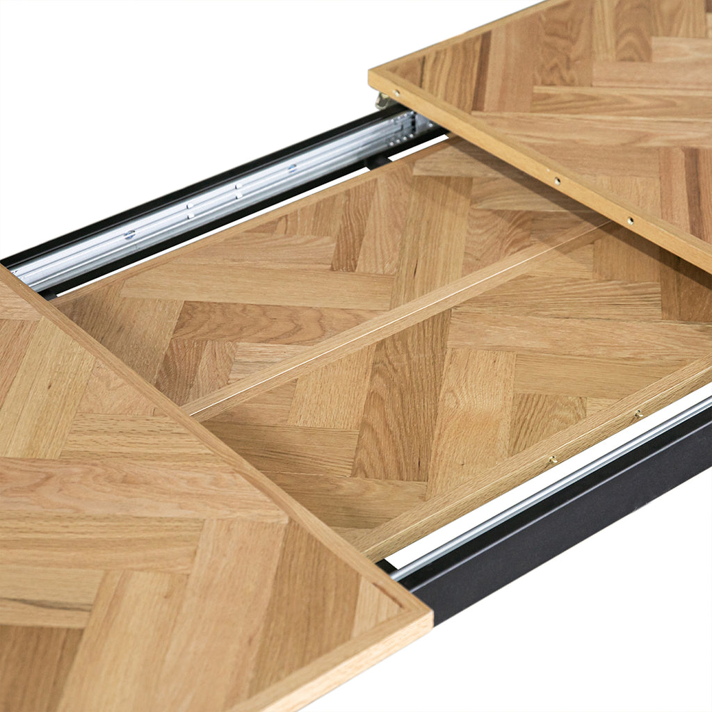Levede Dining Table Extendable Rectangle Kitchen-1954802378700099588