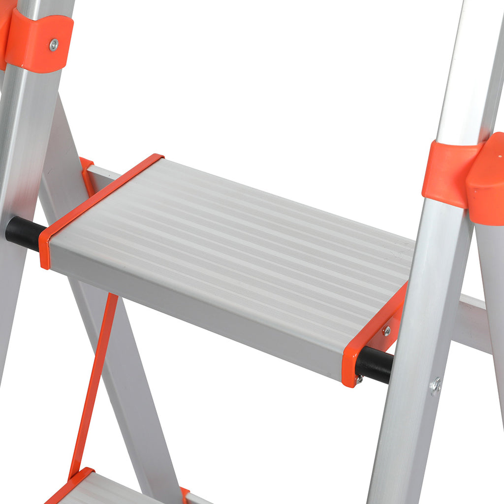 Traderight 3 Step Ladder Folding Aluminium-1954802742862155780