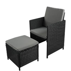 Levede 9PCS Outdoor Table Chair Set-1954802883304230916