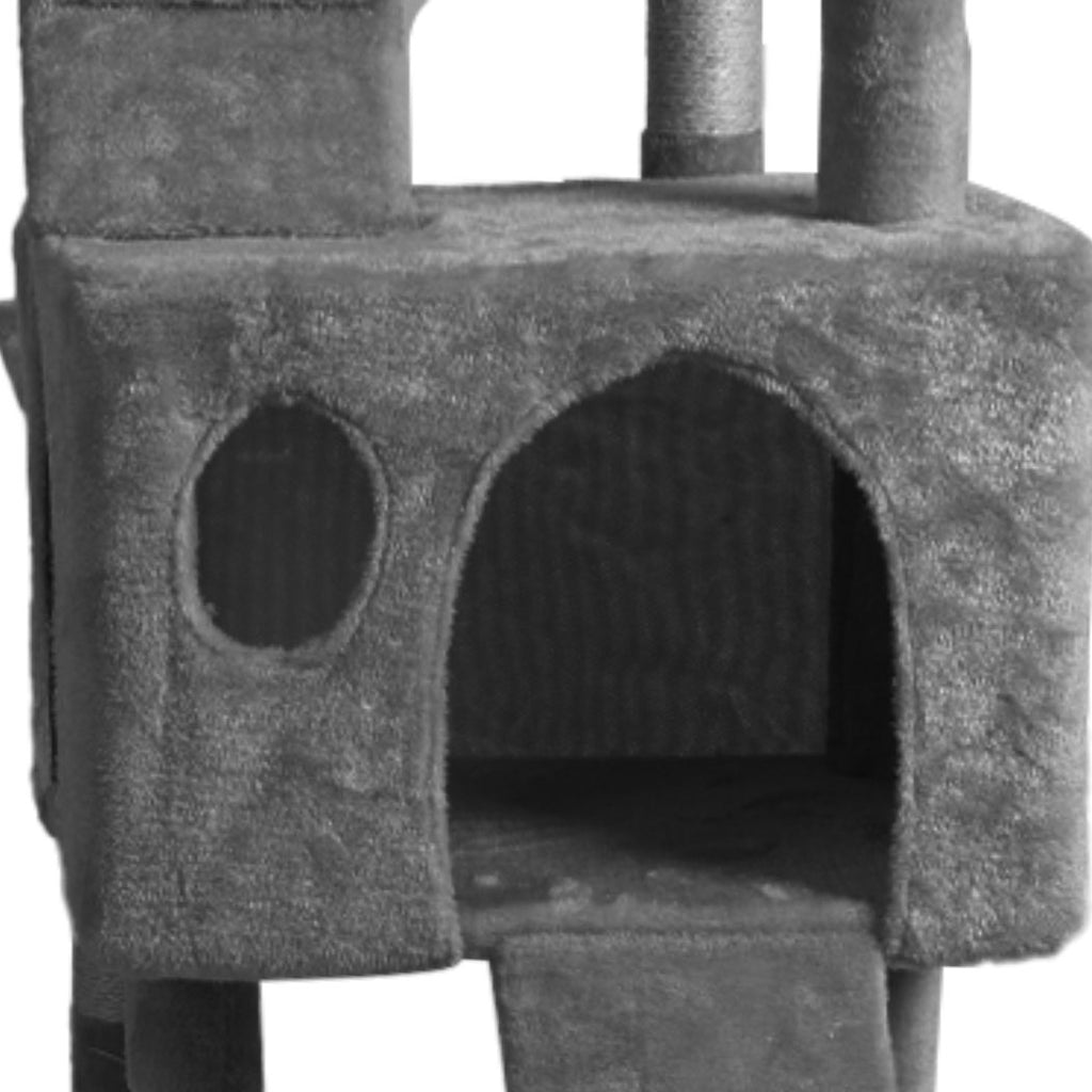 PaWz 184cm Cat Trees Scratching Post Grey-1954802765565923332