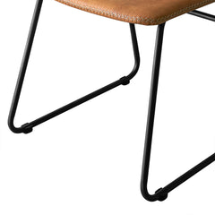 Levede 2x Dining Chairs Kitchen Table Brown-1954802996776931333