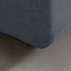 Levede Fabric Bed Frame King Tufted Dark Grey-1954802922613248005