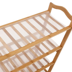 Levede Bamboo Shoe Rack Storage Wooden-1954802689703546885