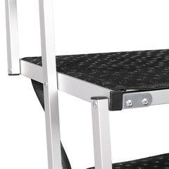 PaWz 6 Steps Dog Ramp Adjustable Height Black-1954802550565900293
