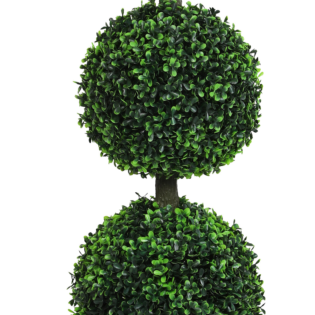 Lambu Artificial Triple Ball Boxwood Trees-1954802441748877317
