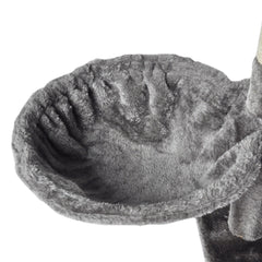 PaWz 130cm Cat Tree Toy Scratching Post Grey-1954802766522224645